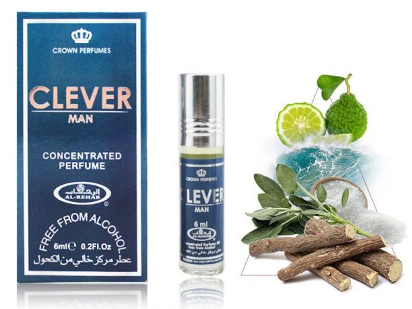 Al Rehab oil perfume Clever Man, 6ml (Men) wholesale